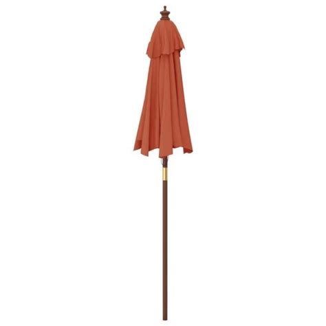 Parasol De Jardin Avec M T En Bois Terre Cuite X Cm Salutuya