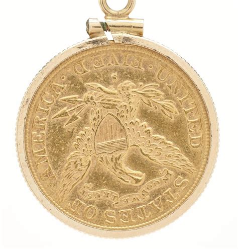 Lot 1110 5 Dollar Liberty Gold Coin Necklace Case Auctions