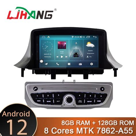 LJHANG DSP Carplay 1 Din Android 12 8 128G Car Multimedia Player For