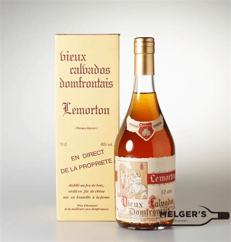 Lemorton Calvados 10 Ans 70cl Melgers Wijn En Dranken