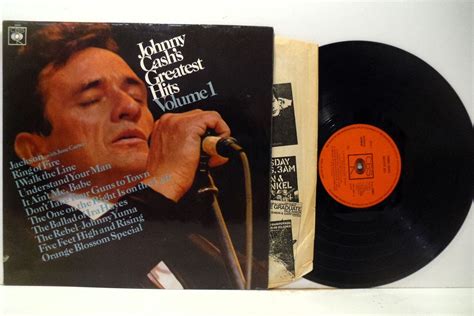 JOHNNY CASH Greatest Hits Volume 1 LP EX VG SBPG 63062 Vinyl Album