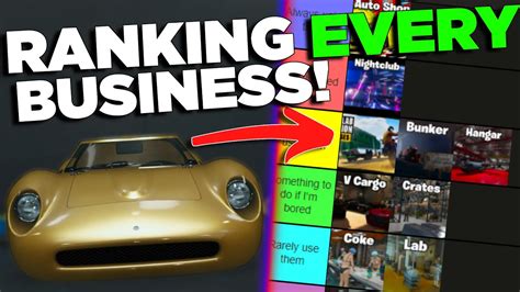 Ranking EVERY BUSINESS In GTA Online In 2024 YouTube