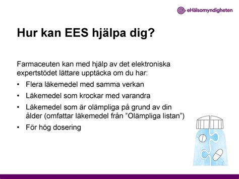 Passar Dina Mediciner Ihop Om Elektroniskt Expertst D Ees Ppt Ladda Ner