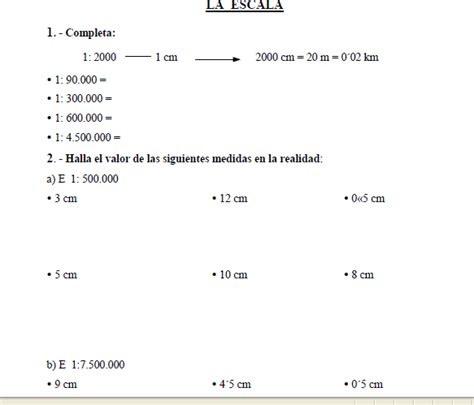 Milagrotic MatemÁticas 6º La Escala Planos Y Mapas Tema 11 6º Parte Iii