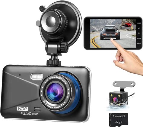 Amazon Dash Cam Front And Rear CHORTAU Dual Dash Cam 3 Inch