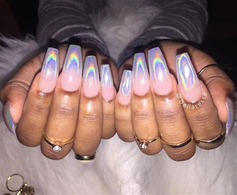 Image Result For Clear Holographic Nails Mirror Nails Holographic