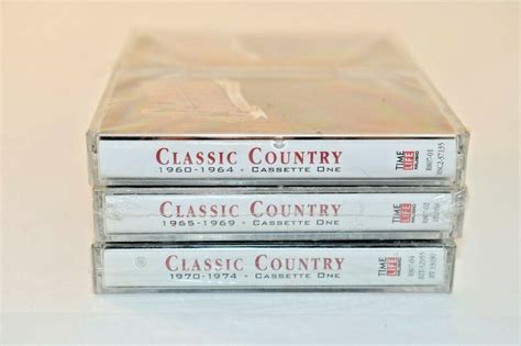 Time Life Classic Country Sealed Cassette Tapes 1960 1974 6 Tapes Six Ebay