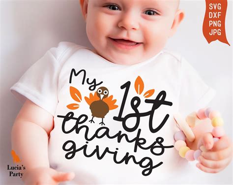 My St Thanksgiving Svg My First Thanksgiving Svg Thanksgiving Onesie