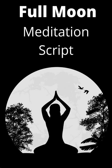 Full Moon Meditation Script Minute Guided Meditation Meditation