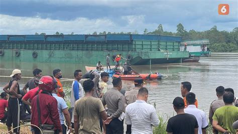 Tugboat Bahar Tenggelam Di Sungai Mahakam Kapten Kapal Hilang