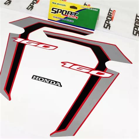 Kit Adesivos Honda Nxr Bros Moto Vermelha Completo Venda Em