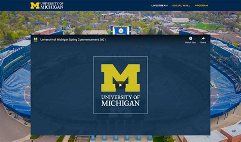 University of Michigan Spring Commencement 2021 – Bartha