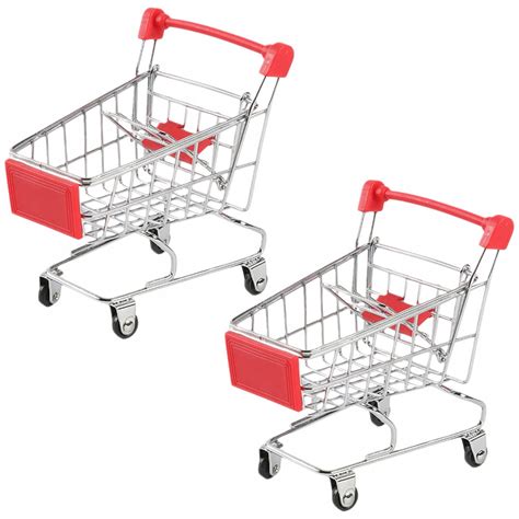 Mini Shopping Cart Miniature Supermarket Handcart 14370150537