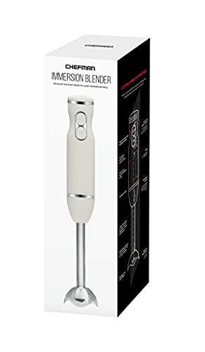 Chefman Immersion Stick Hand Blender With Stainless Steel Blades