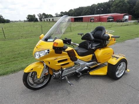 2003 Honda Goldwing Gl1800 Hot Rod Yellow Bike Wtrigg Trike Kit