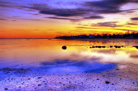 Sunset From Chaffinch Island Tonight Guilford Ct Flickr