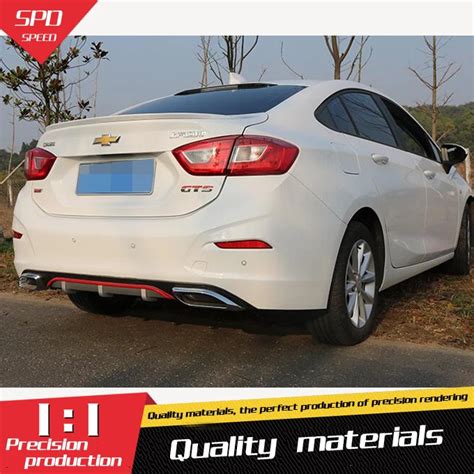 Para Cruze spoiler Traseiro ABS Pára Difusor Traseiro Protetor Bumpers