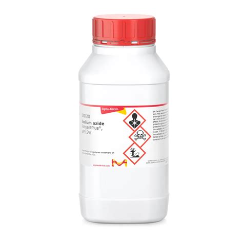 Sigma Aldrich S2002 Sodium Azide Reagentplus ≥99 5 100 Gr