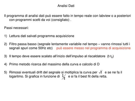 Ppt Misura Di Diffusività Termica Powerpoint Presentation Free Download Id 3413687