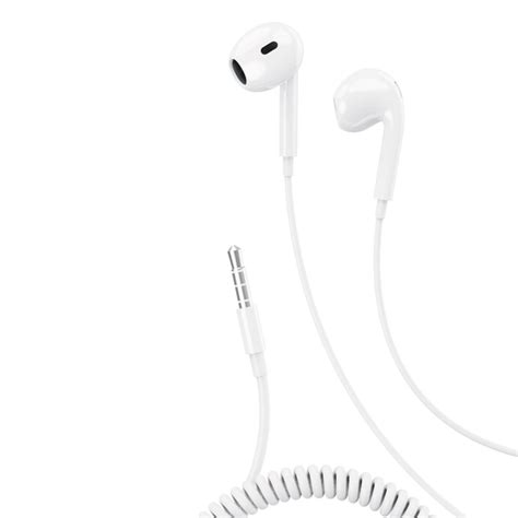 Проводные наушники с микрофоном XO EP48 (Mini Jack 3.5 mm), White ...