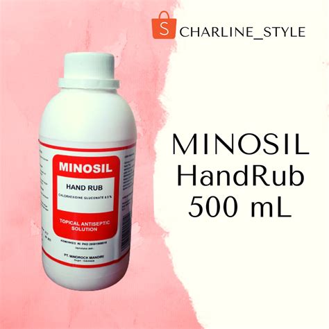 Jual Minosil Handsanitizer 500 ML Chlorhexidine Gluconate Shopee