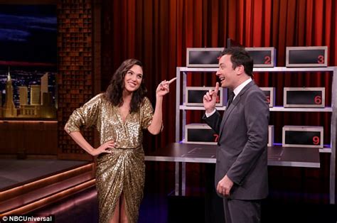 Gal Gadot Plays Box Of Lies With Jimmy Fallon Daily Mail Online