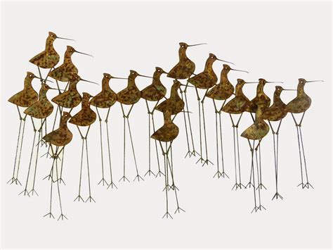 Just In Xlarge C Jere Signed Sandpiper Wall Art Sculpture