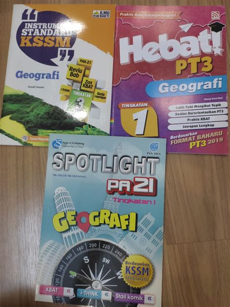 Geografi PT3 TINGKATAN 1 2 3 LATIHAN REFERENS Hobbies Toys Books