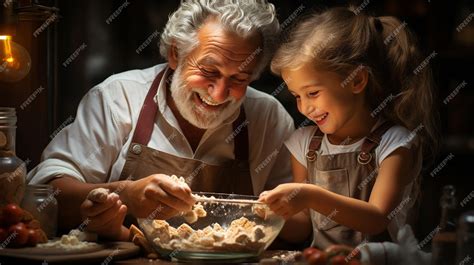 Premium Photo Grandparents Teaching Their Grandchildren How Wallpaper