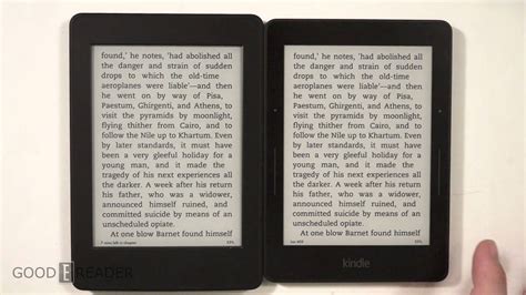 Amazon Kindle Voyage Vs Paperwhite 3 Comparison Video YouTube