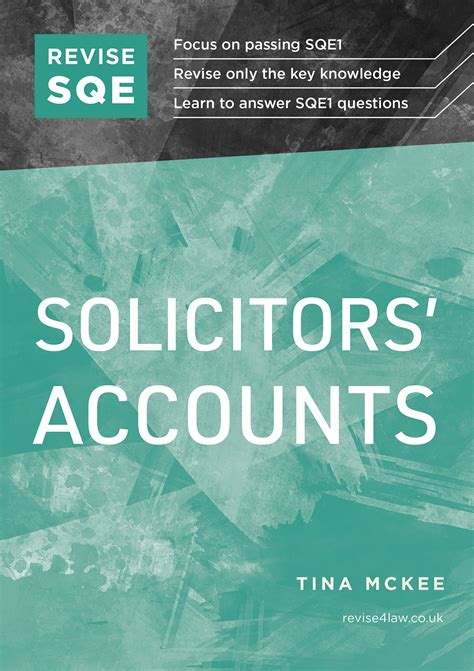 Solicitors Accounts SQE Revision Guide ReviseSQE