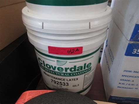 5 Gallon Pail Of Cloverdale Paint