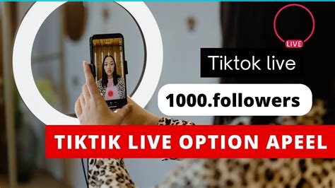 How To Go Live On Tiktok Without 1000 Follower Tiktok Live Option Ke