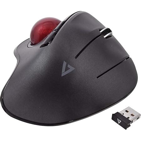 V Mw Kabellose Ergonomische Usb Trackball Maus F R Computer Laptop