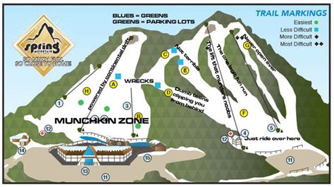 Honest trail maps: Spring Mountain : r/SkiPA