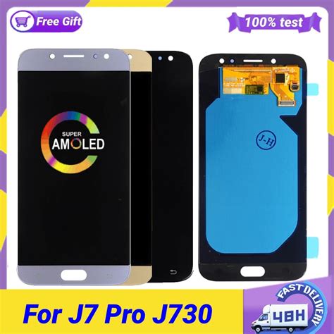 Super Amoled LCD For Samsung Galaxy J7 Pro 2017 J730 J730F J730GM DS