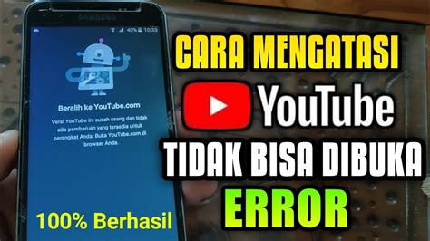 Kenapa Youtube Tidak Bisa Dibuka Begini Cara Mengatasinya