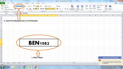 Cara Mudah Membuat Barcode Di Microsoft Excel Cara Mudah