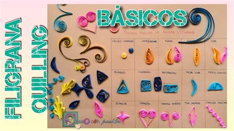 CURSO TUTORIAL DE FILIGRANA O QUILLING 3 FORMAS Diferentes De ESPIRAL