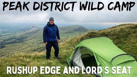 Wild Camp At Rushup Edge Lord S Seat Peak District Vango Banshee