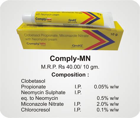 Clobetasol Propionate Neomycin Sulphate And Miconazole Nitrate Cream