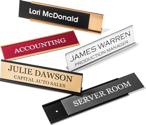 Customizable Engraved Desk Name Plates With Aluminum Philippines Ubuy