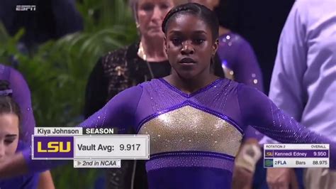 Kiya Johnson Vault Lsu Florida Youtube