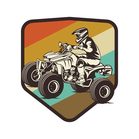 Atv Racing Extreme Sport Good For T Shirt Design And Racing Event Logo