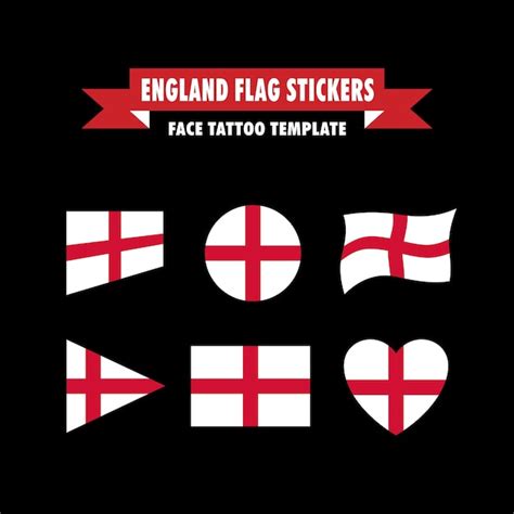 Premium Vector | England flag template