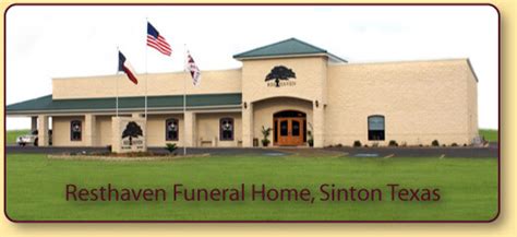 Resthaven Funeral Home | Sinton TX funeral home and cremation