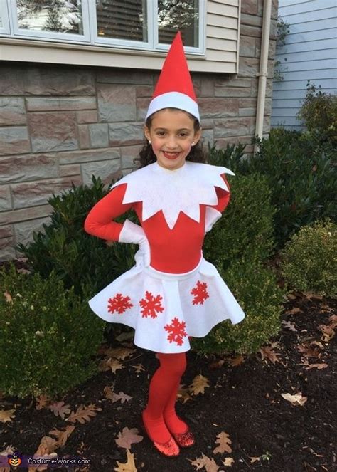 Girly Elf On The Shelf Costume Christmas Elf Costume Elf On Shelf