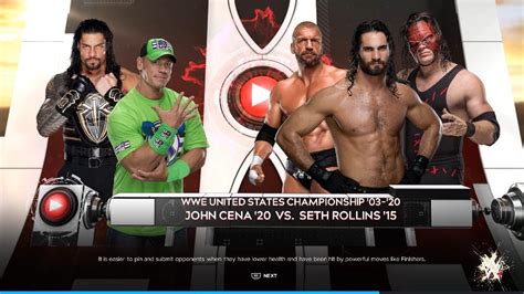 John Cena Vs Seth Rollins United States Championship YouTube