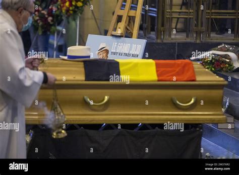 Illustration Picture Shows The Funeral Service For Belgian Popular