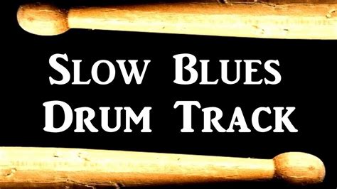 Very Slow Blues Drum Track 50 BPM Drum Beats For Bass Guitar